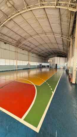 Quadra poliesportiva da Escola Estrela Guia