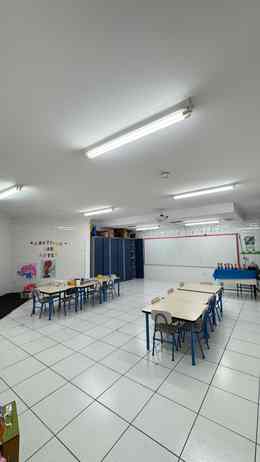 Sala de aula da Escola Estrela Guia