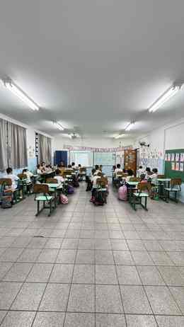Sala de aula da Escola Estrela Guia