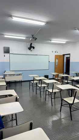 Sala de aula da Escola Estrela Guia